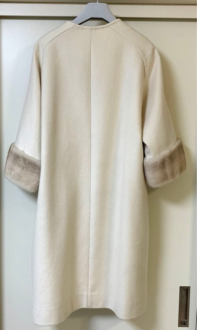 FOXEY BOUTIQUE ロングコートフォクシー　美品　38 カシミヤ