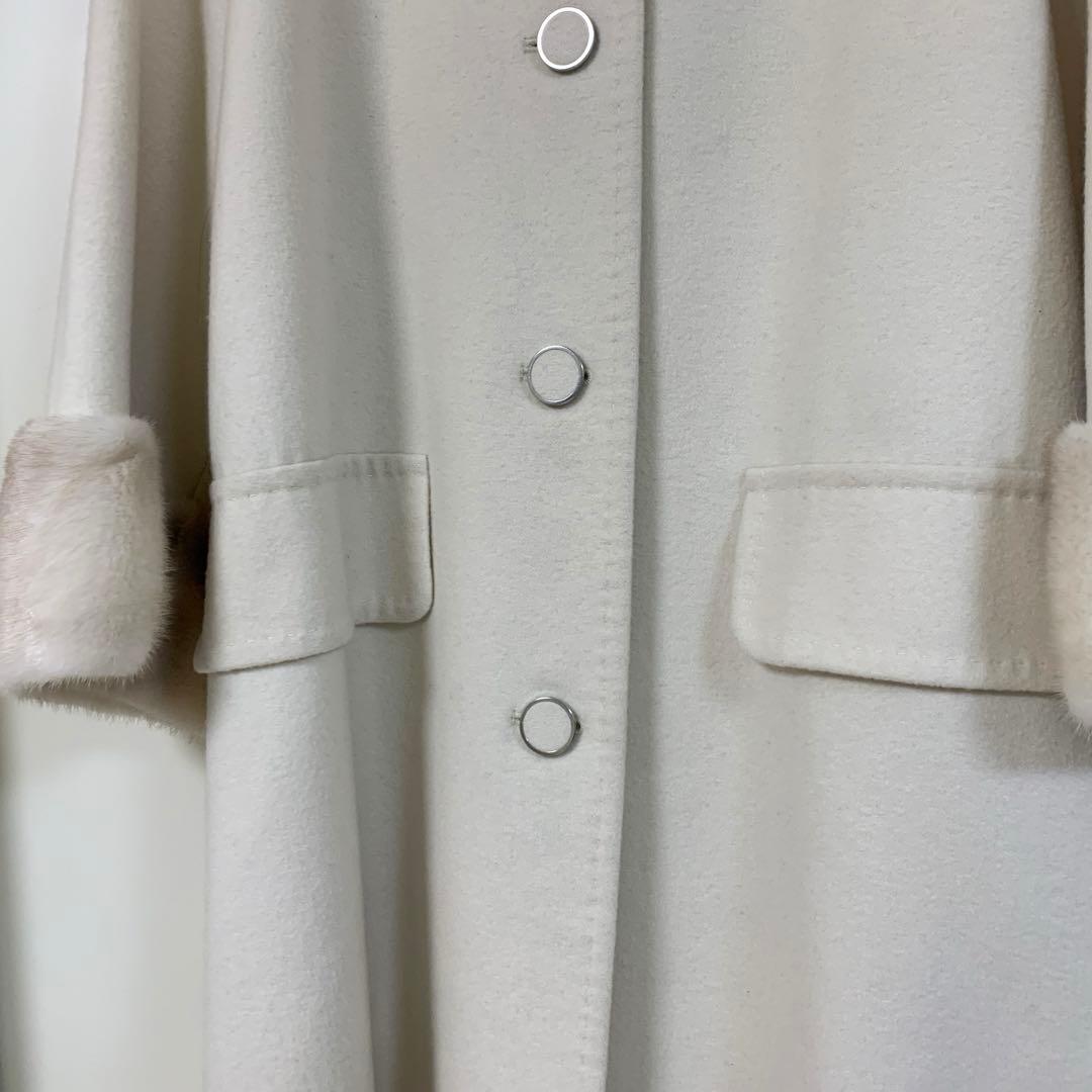 FOXEY BOUTIQUE ロングコートフォクシー　美品　38 カシミヤ