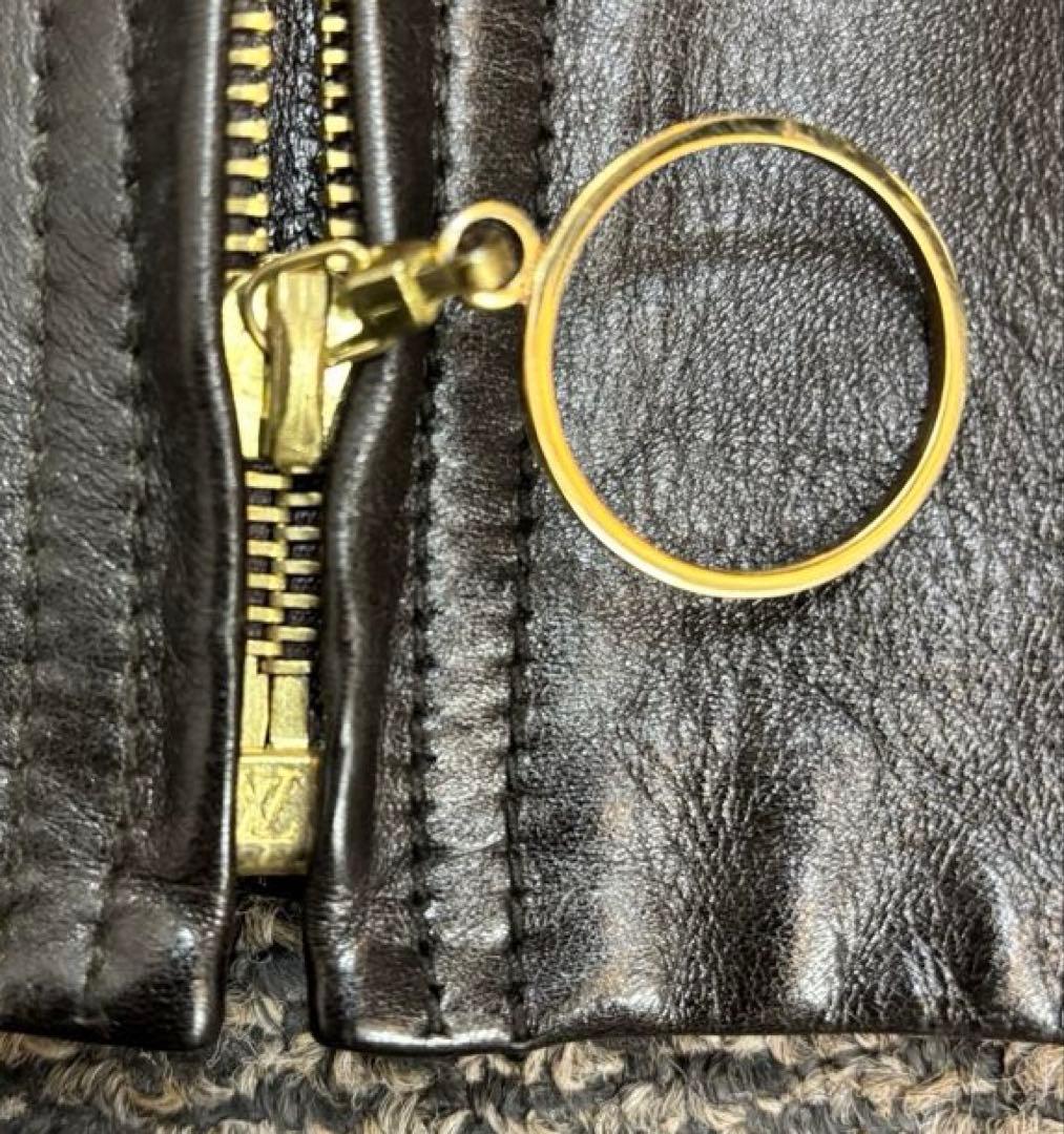 kyaloring♬︎ ルイヴィトン レザージャケット 36サイズ羊革