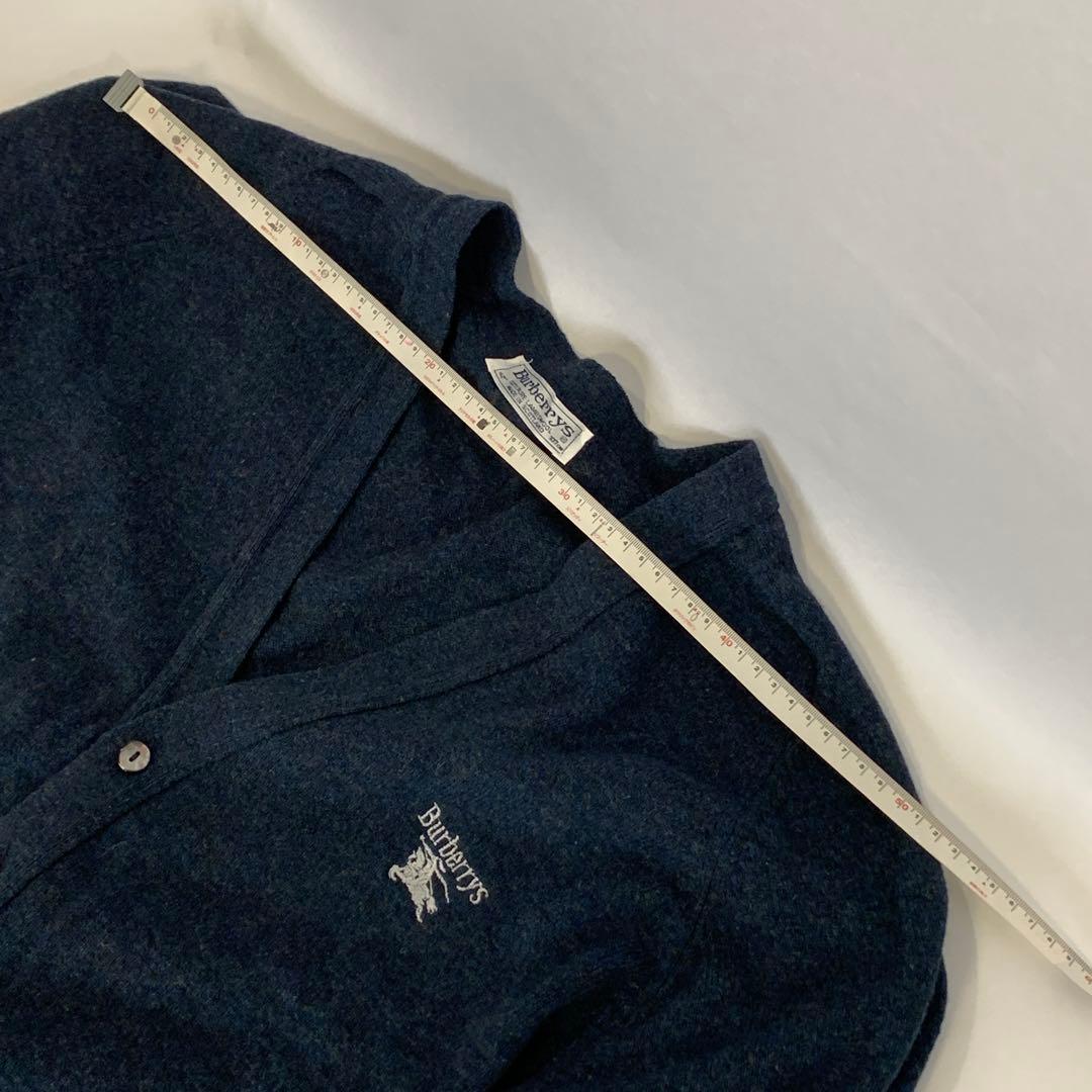 Burberry's ダークブルー カーディガン 42
