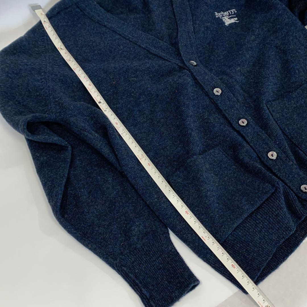 Burberry's ダークブルー カーディガン 42