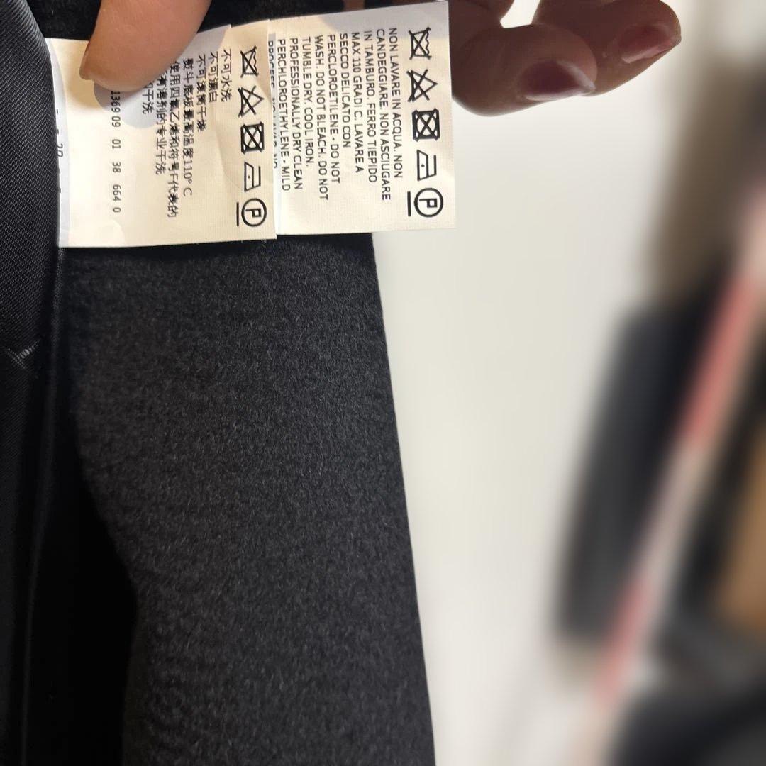 Max Mara　マニュエラ アイコンコート　黒　38サイズ