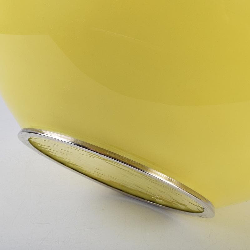 七宝焼　黄釉　花瓶　M　R9074B