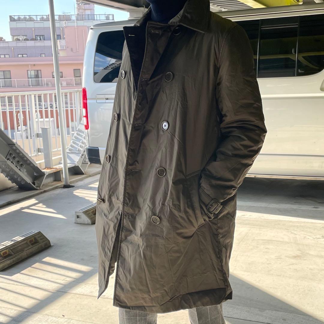 ASPESI アスペジ　コート　カーキ　M　新品　タグ付き　ナイロン　トレンチ