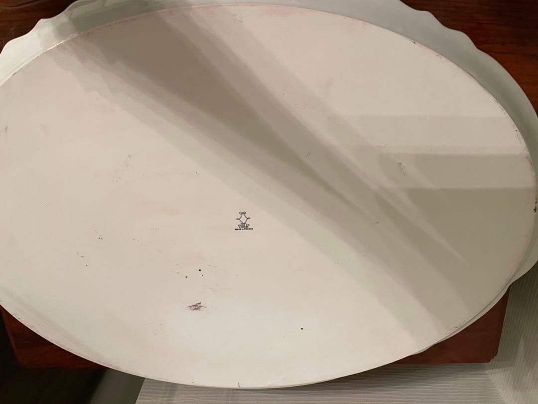 ルイ16世　リモージュ　アンティーク　食器　大型　トレイ　ティートレイ　大皿
