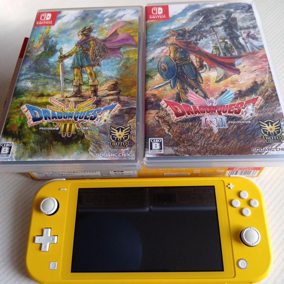 Nintendo Switch Lite イエロー + ドラゴンクエストゲーム