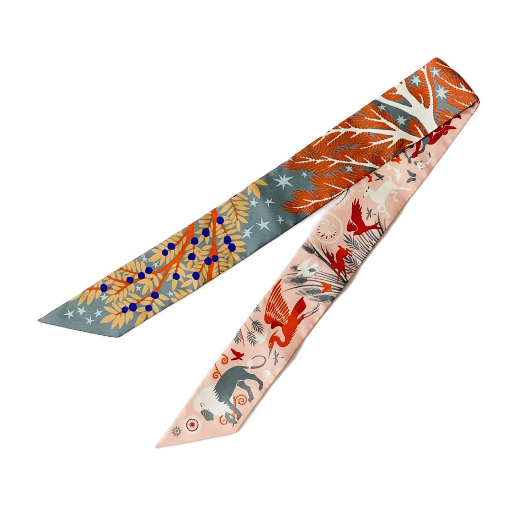 HERMES エルメス ツイリー スカーフ オルフェウスの魅力に誘われて シルク