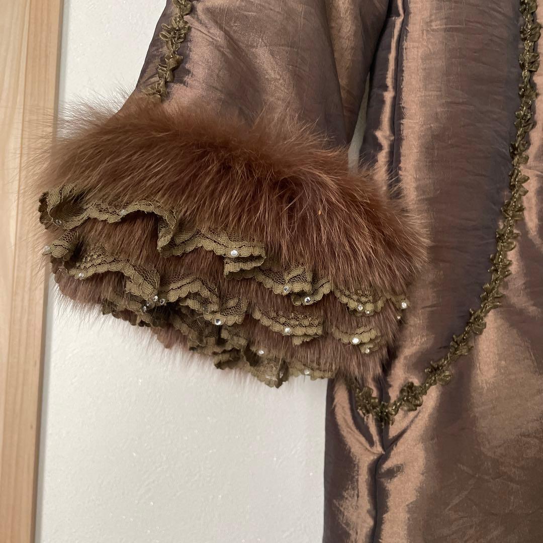 kazuchan　スーパービューティー　ブルーフォックスダウンコート