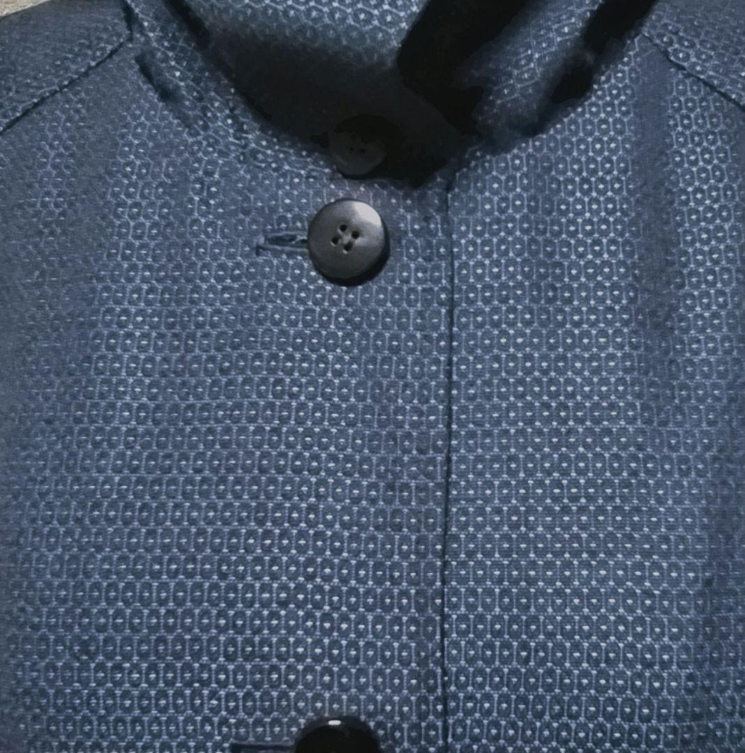 ・着物リメイク・ウールシルク一重コート⑩・プロの仕立て