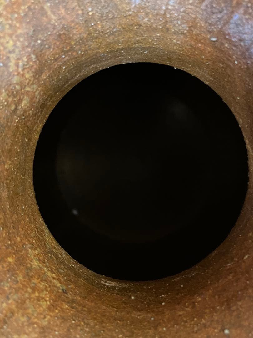 信楽焼　大福袋宝壺　伊羅保釉薬　大壺