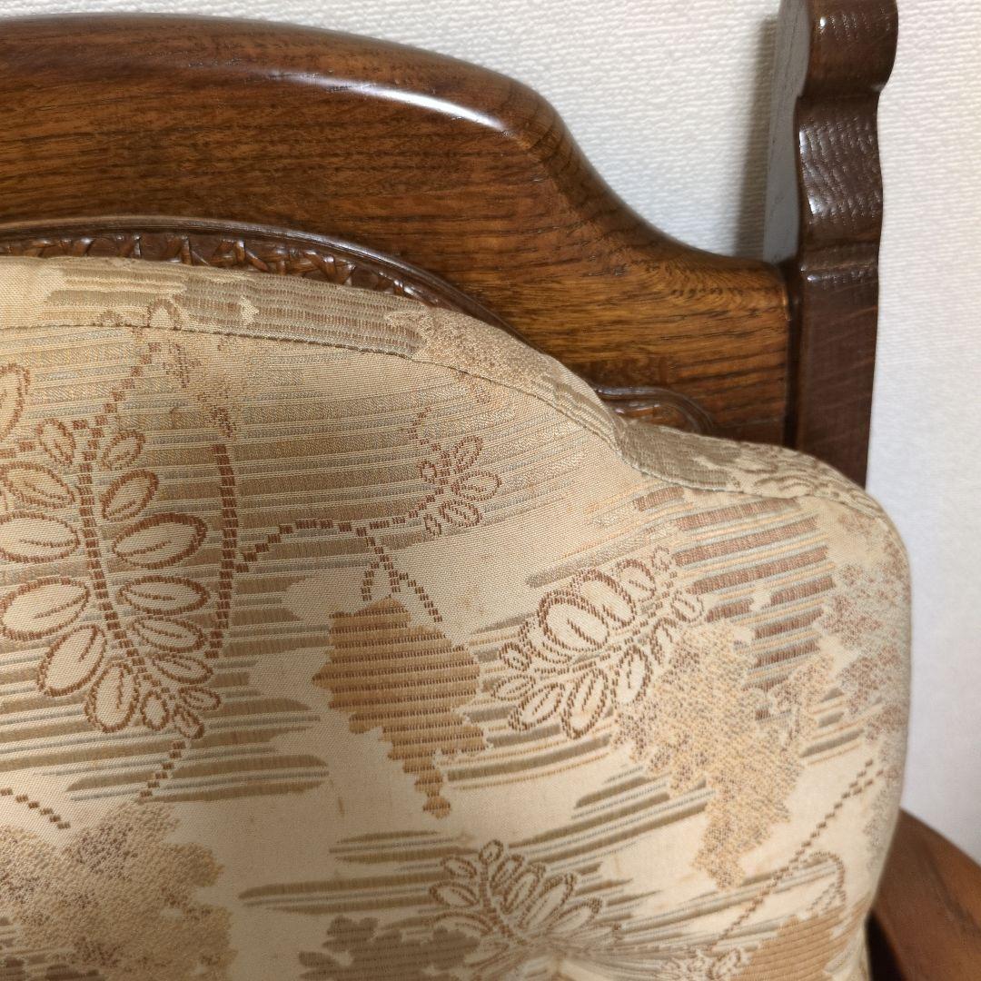 昭和レトロの椅子　藤（ラタン）ｘ木製