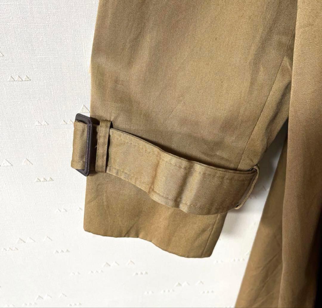 ユーロ古着 90's 80's トレンチコート 一枚袖 ロングコート