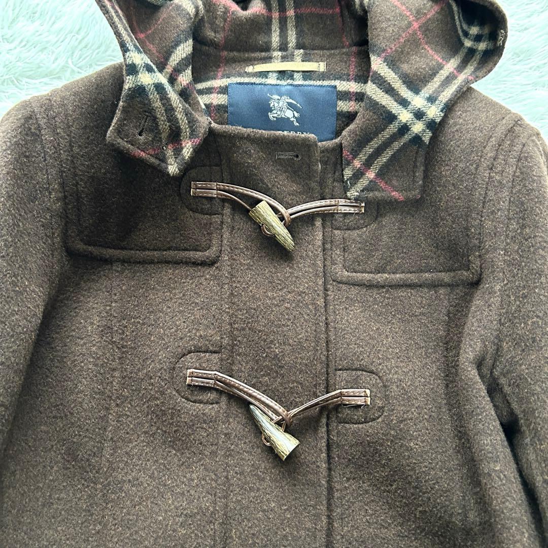 【極美品】バーバリーロンドン　ダブルフェイス　ダッフルコート　ロング　ブラウン