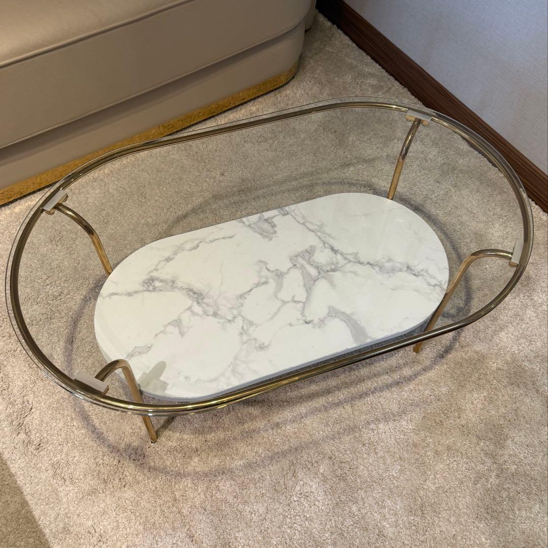 【12/22まで】フランフラン　レガート コーヒーテーブル S ローテーブル