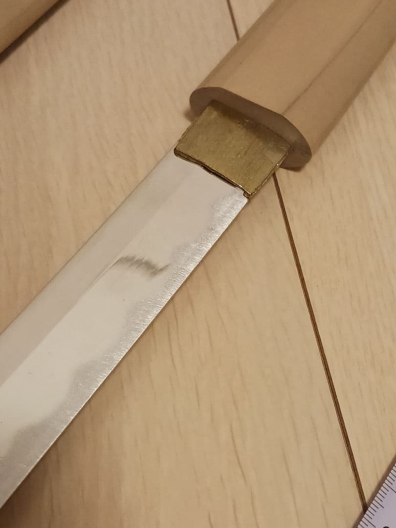 刀　かたな　剣　けん　美品　白鞘　中尺　模造刀　模擬刀　舞踊　大衆演劇