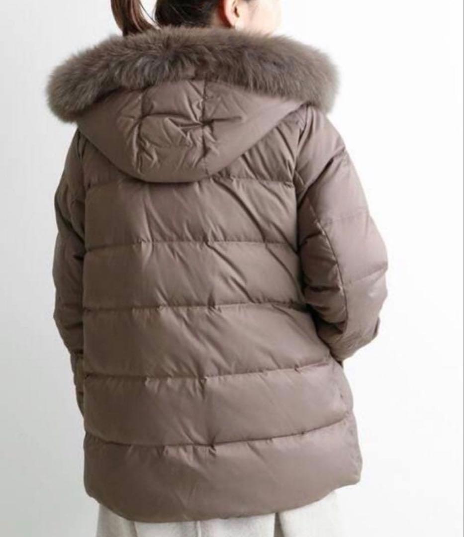 ☆なっち☆イエナ定価46,200円 P/タフタ ショートダウンコート 36
