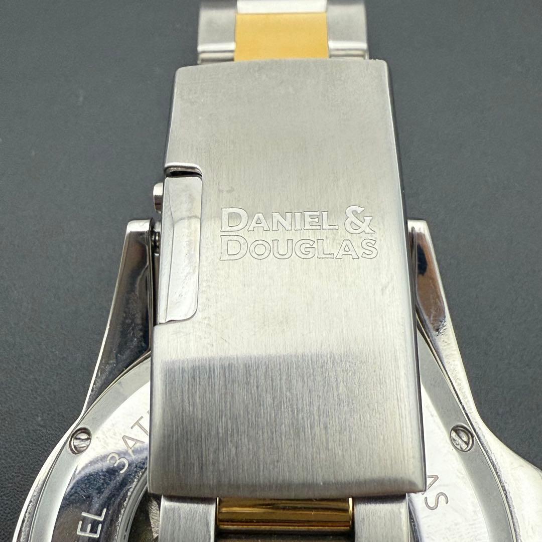 超希少/稼働品✨ダニエルダグラス 腕時計 自動巻 裏スケ ゴールド コンビカラー