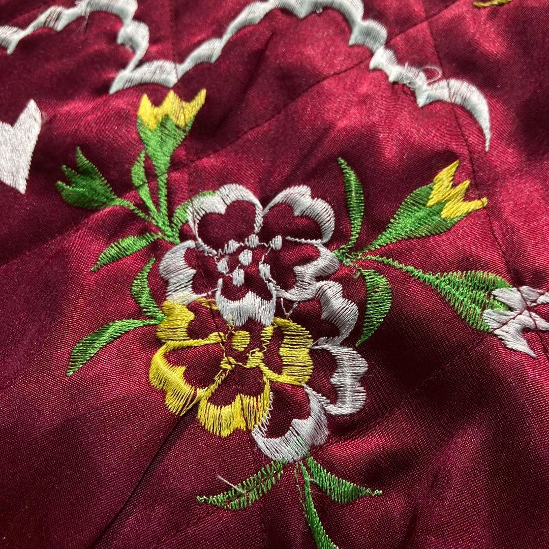 60s スカジャン 短丈 リバーシブル ビンテージ 富士 龍 虎 50s 40s