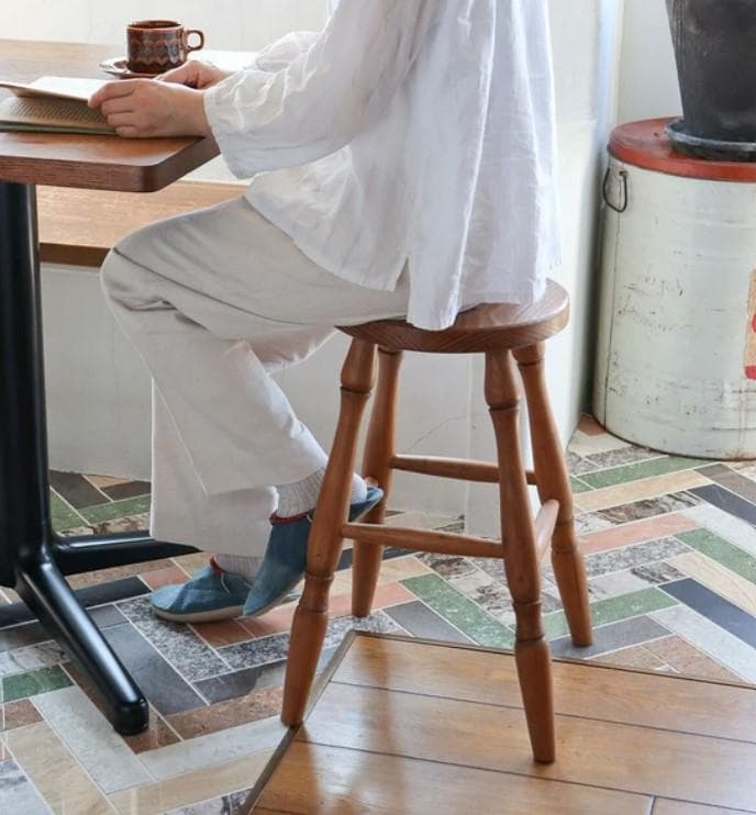 KRE ST NM 3　スツール　パイン材　置物台