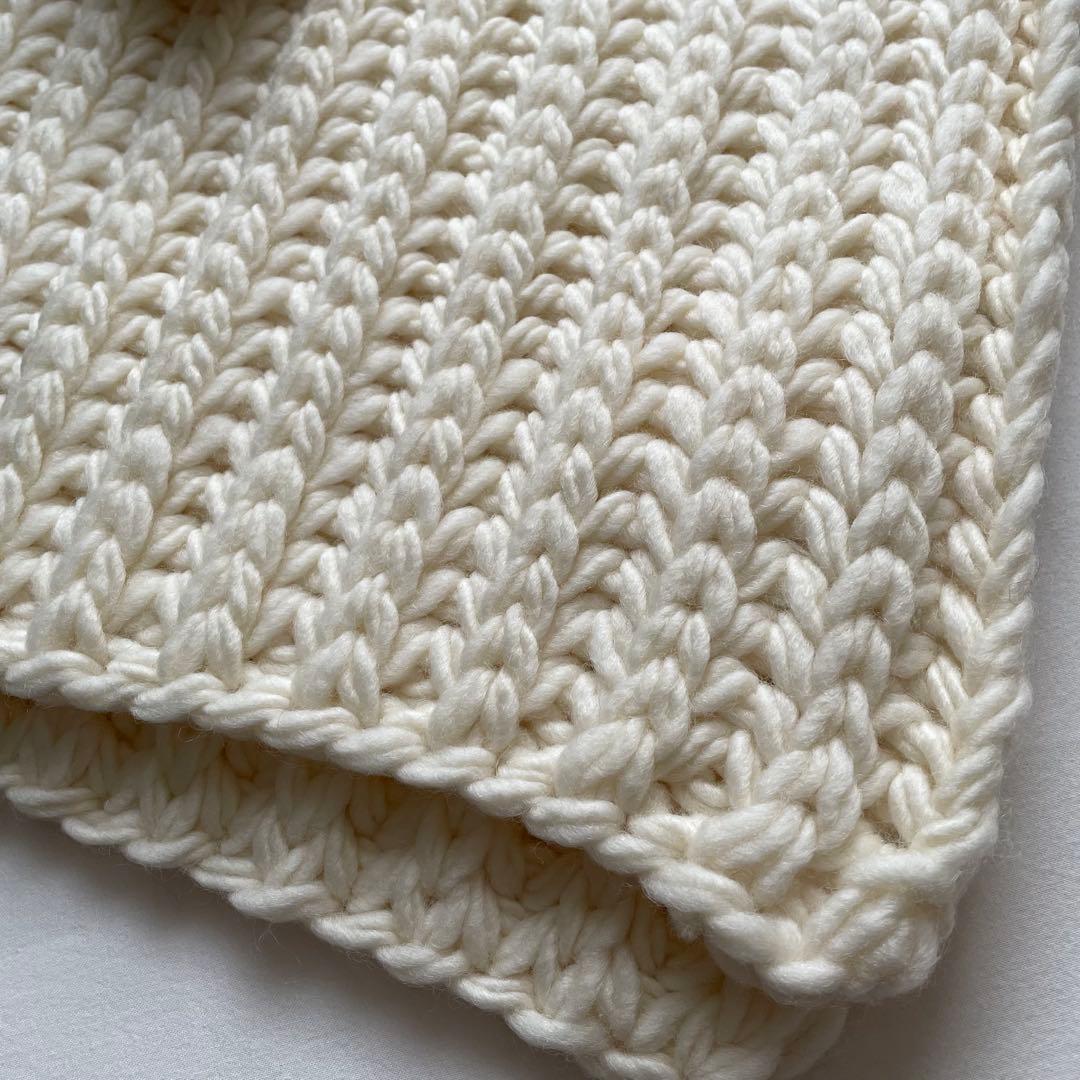 ASAUCE MELERスーパーローゲージ チャンキーニットストール 新品