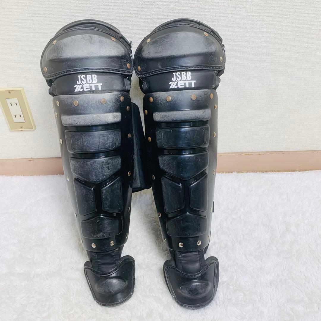 ZETT JSBB 軟式用成人 キャッチャー 防具 ニークッション レガース