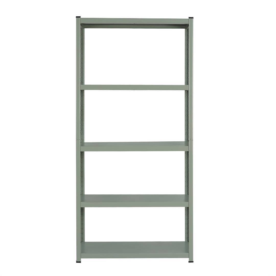 タイムセール！スチール製収納ラック【タイプA】　可動棚　大容量　GREEN