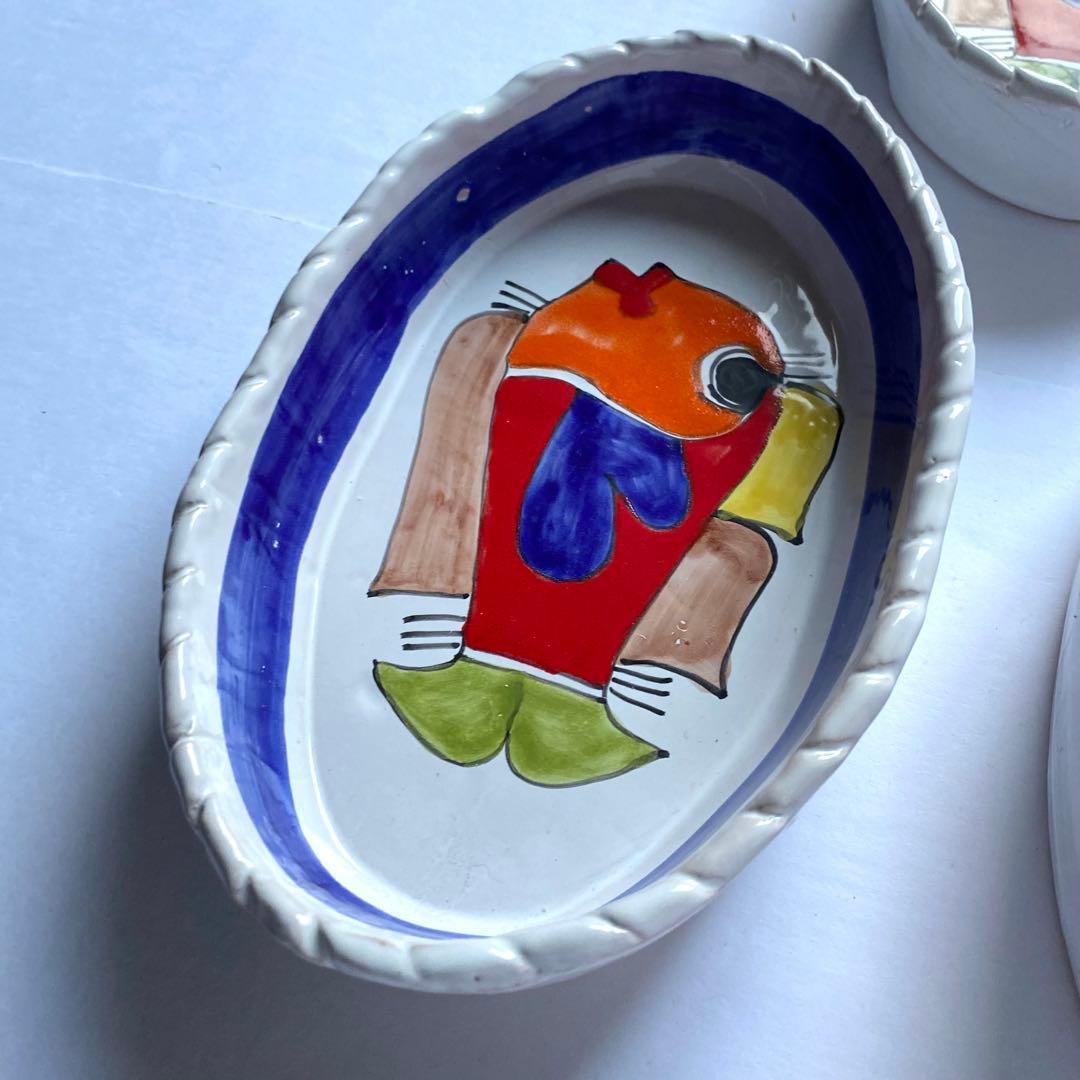 未使用 NINO PARRUCCA ニーノパルッカ ボウル皿 イタリアシチリア