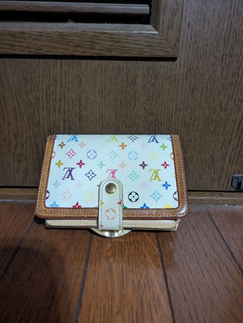 Louis Vuitton モノグラム・マルチカラー 二つ折り財布 がま口