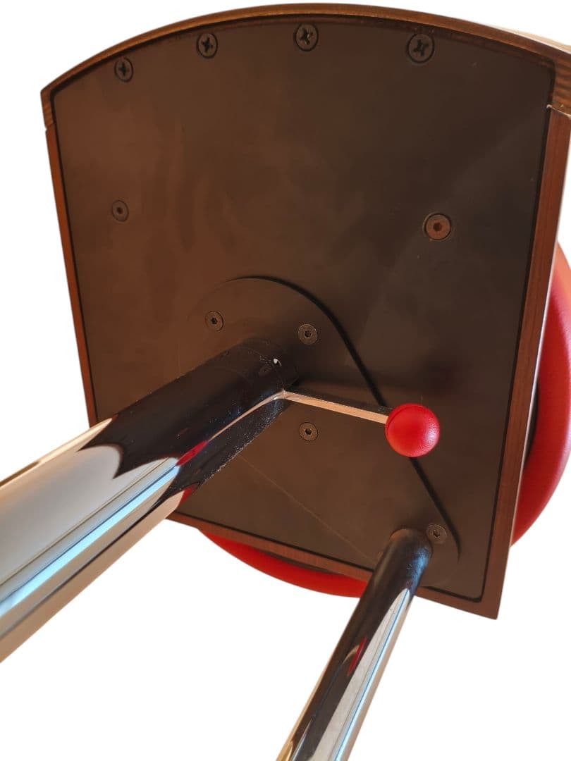 ポルトローナフラウ 赤　本革　スツール　カウンターチェア　ルスピーゲ