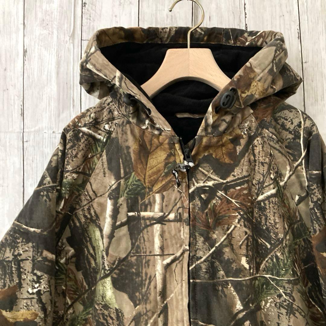 さ*な様 REALTREE 総柄リアルツリープリント中綿キルティングジャケッMア