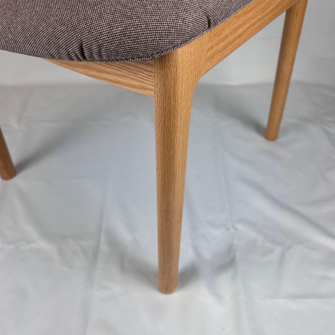 【極美品】ナガノインテリア ダイニングチェア DC355 オーク 日本製 天然木