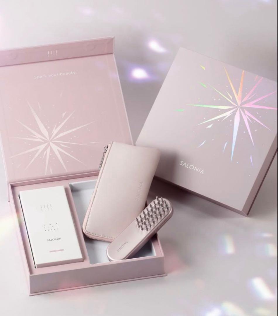 ■ 新品未開封 ■ サロニア EMS リフトブラシ ギフトBOX ピンク