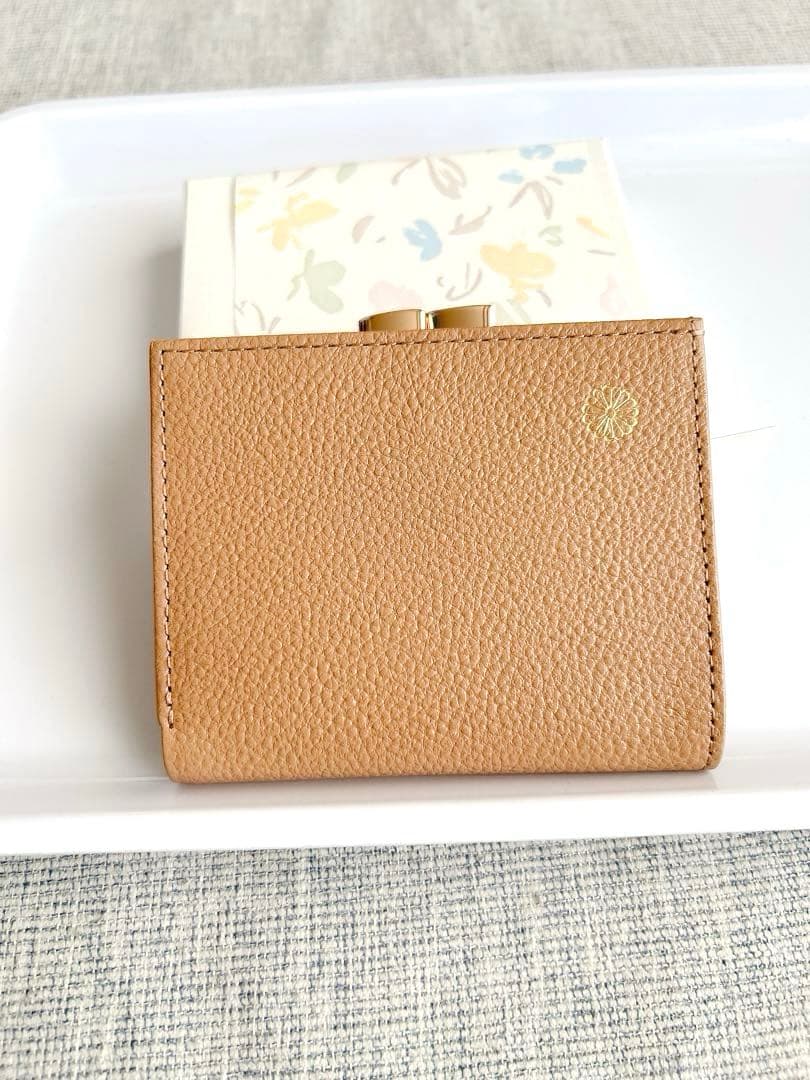 皇居財布　がま口　二つ折り　モカブラウン