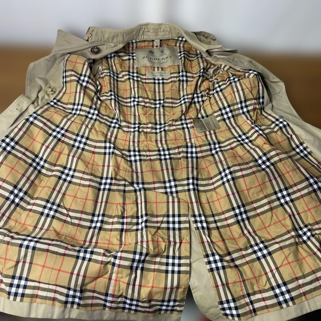 【sk/10.18/20】バーバリー チェルシー　ヘリテージトレンチコートUS4