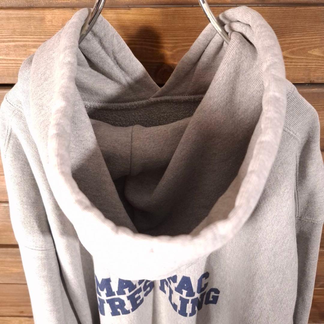 00s チャンピオン 両面プリント リバースウィーブ プルオーバー パーカー L