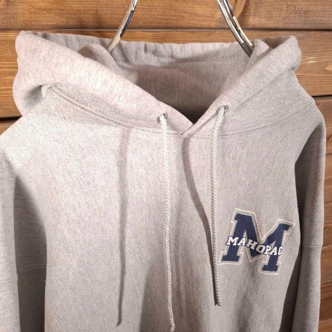 00s チャンピオン 両面プリント リバースウィーブ プルオーバー パーカー L