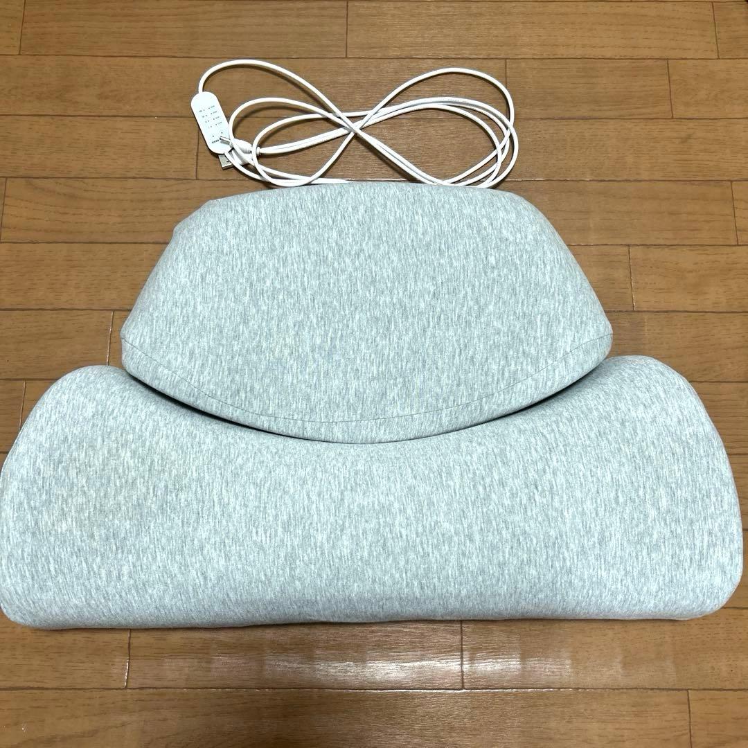 【SurvaQ Store】首と肩がホッとする枕/グレー