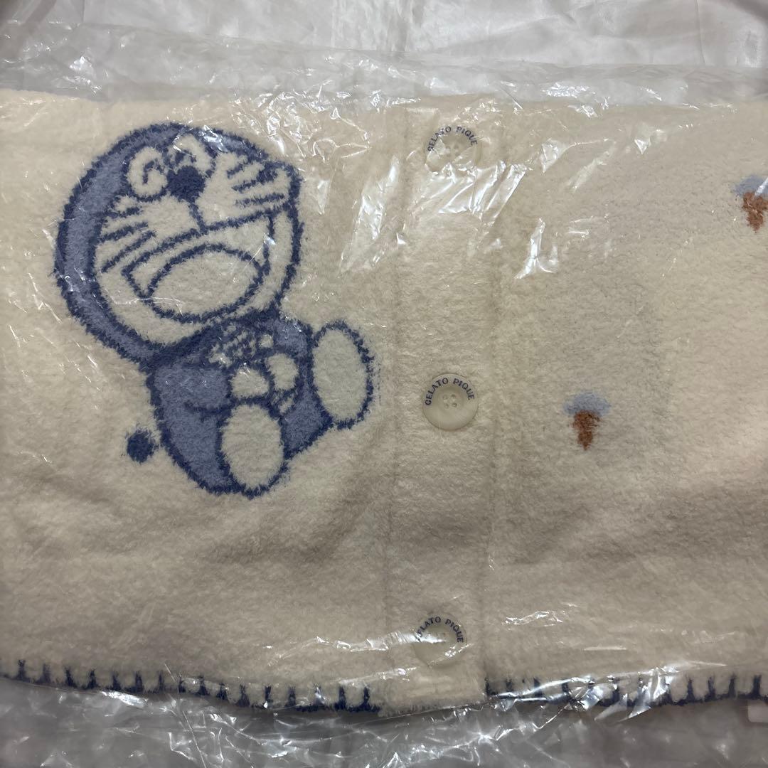 ジェラートピケ　ドラえもん　ベビモコジャガードカーディガン　ジェラピケ