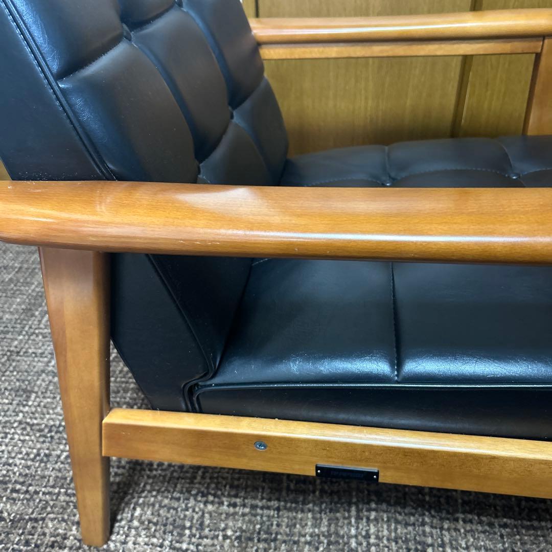 最終価格 カリモク60 Kチェア 1シーター ブラック スペアパーツ付き