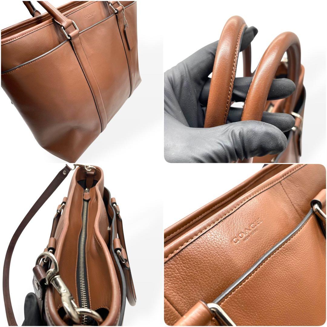 極美品 COACH コーチ メトロポリタン 2way トートバッグ ビジネス