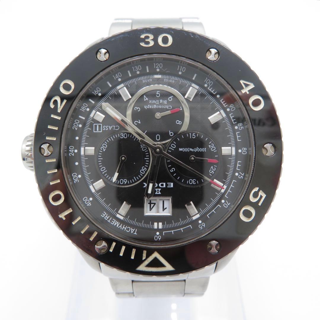 EDOX クラスワン クロノグラフ ビッグデイト エドックス　腕時計 10017