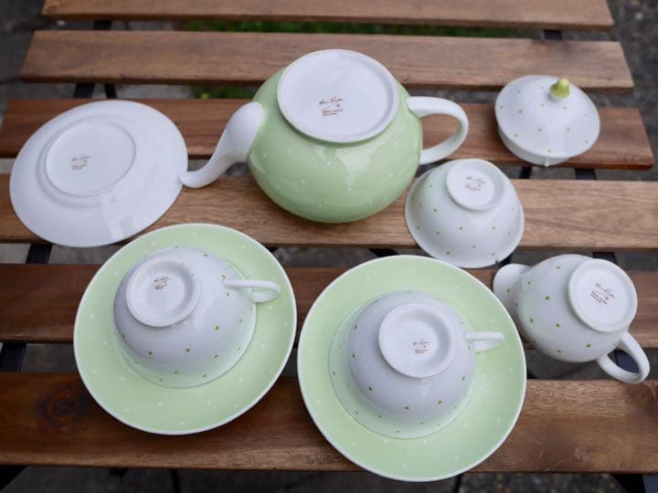 スージークーパー ＂レイズドスポット＂ ティーセット