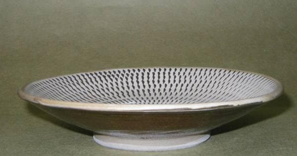 小鹿田焼「丸皿（飛び鉋）７寸」１枚【 送料確認用出品 】