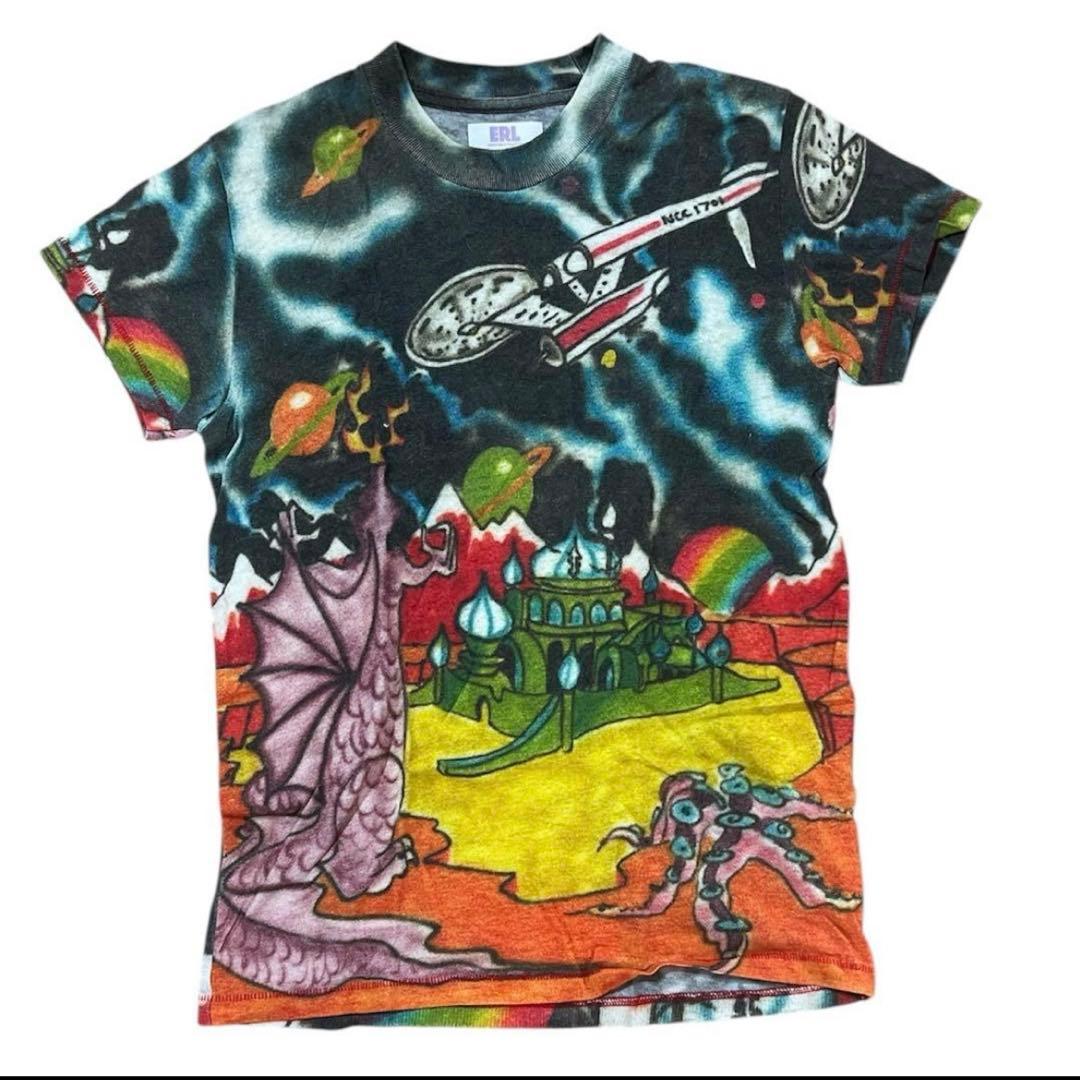 ERL プリントtシャツ