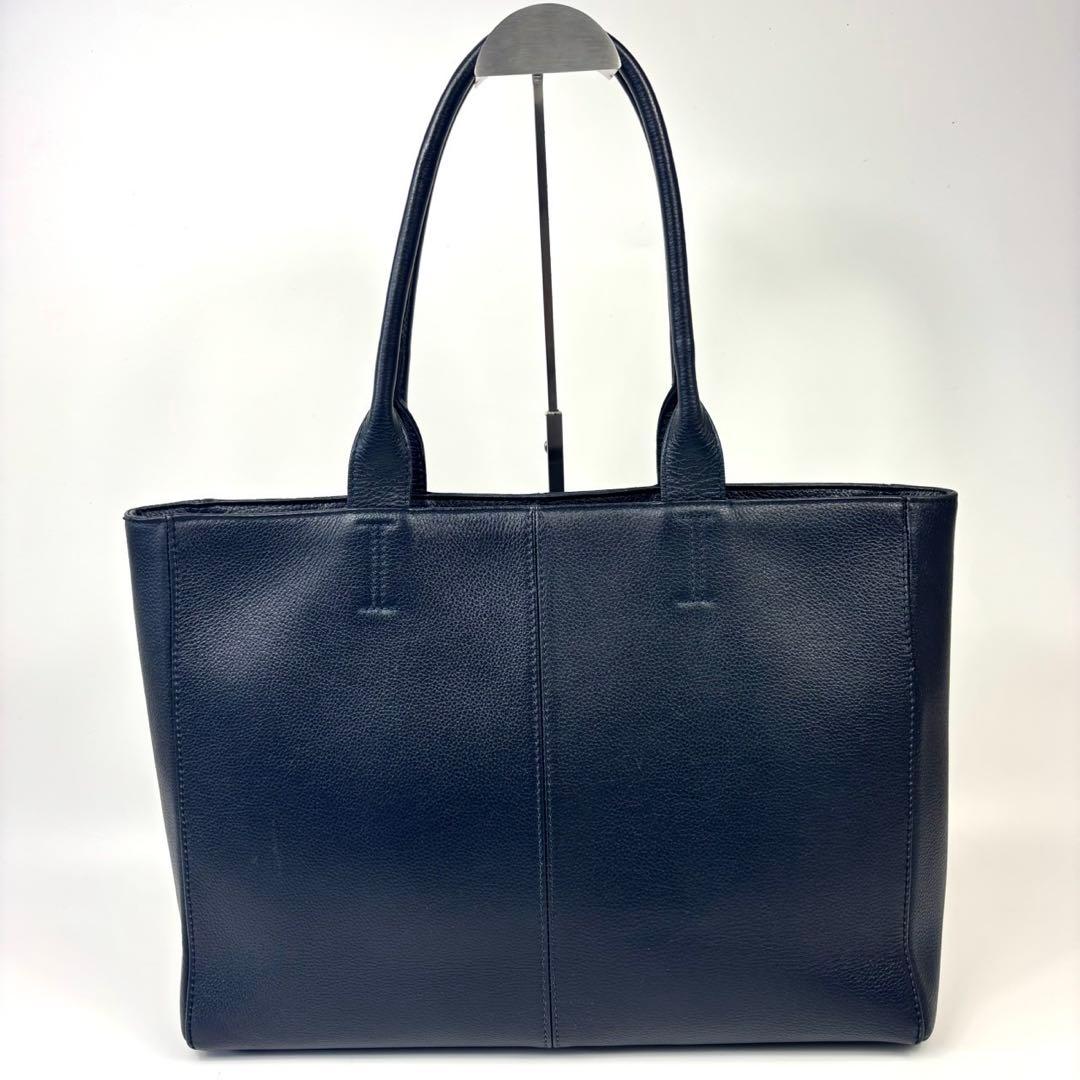 【美品】 シップス レザー トートバッグ A4サイズ 大容量 通勤 通学