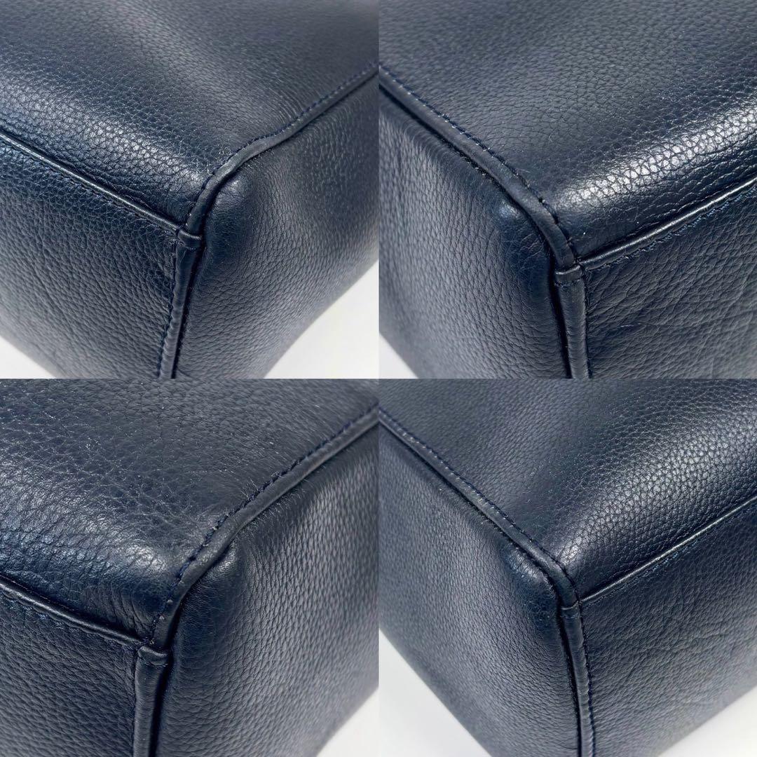 【美品】 シップス レザー トートバッグ A4サイズ 大容量 通勤 通学