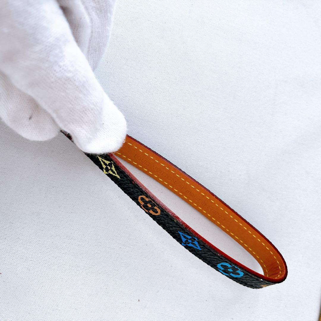 【我苑】ルイヴィトン モノグラム マルチカラー ドラゴンヌ 携帯ストラップ