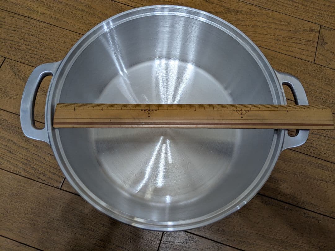 未使用 HALムスイ 無水鍋24センチ 栞、注意書き付き