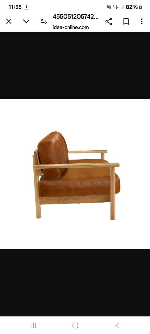 リネン IDEE SOFA Leather Premium Marron