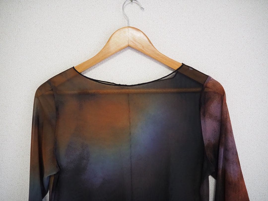 Ameri MIRANDA TAIDAI SHEER LONG TOP Mサイズ